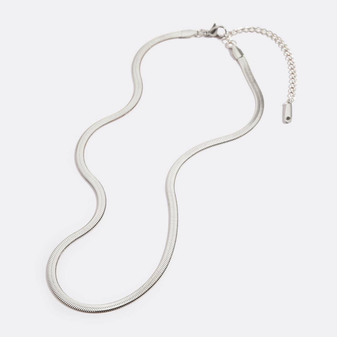Mint & Lily - Wholesale Link & Chain Necklace - Herringbone Chain Necklace5
