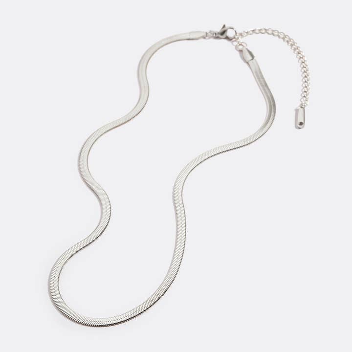 Mint & Lily - Wholesale Link & Chain Necklace - Herringbone Chain Necklace5