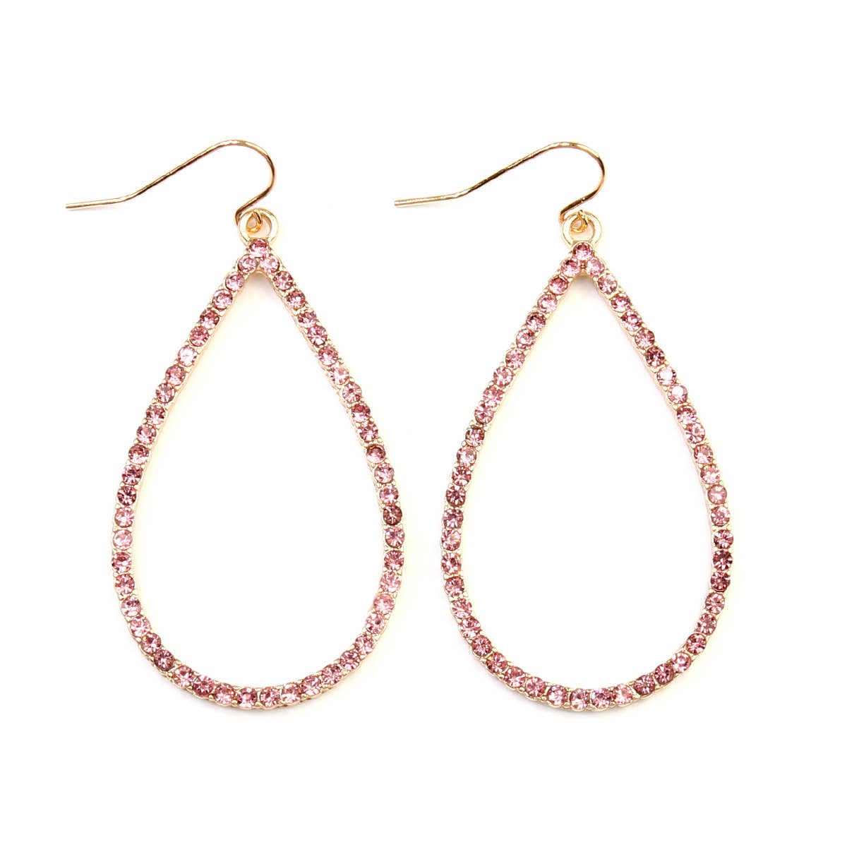 MYS Wholesale Inc - Wholesale Dangle Earrings - Elegant Rhinestone Teardrop Hook Earrings3