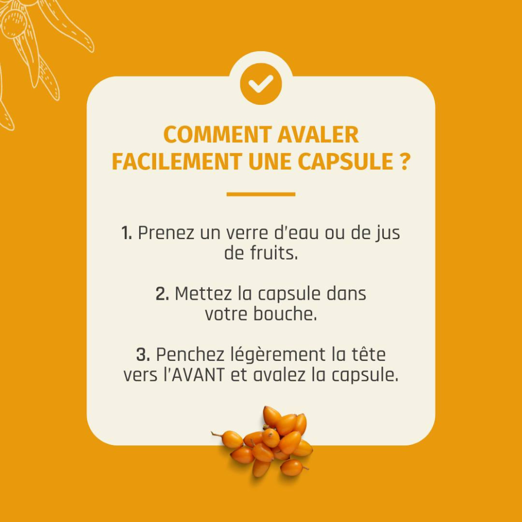 BIOKHAAN - Wholesale Oral Supplement/Vitamin - 60 Seabuckthorn Softgels /Moisturing skin & Mucous membranes10