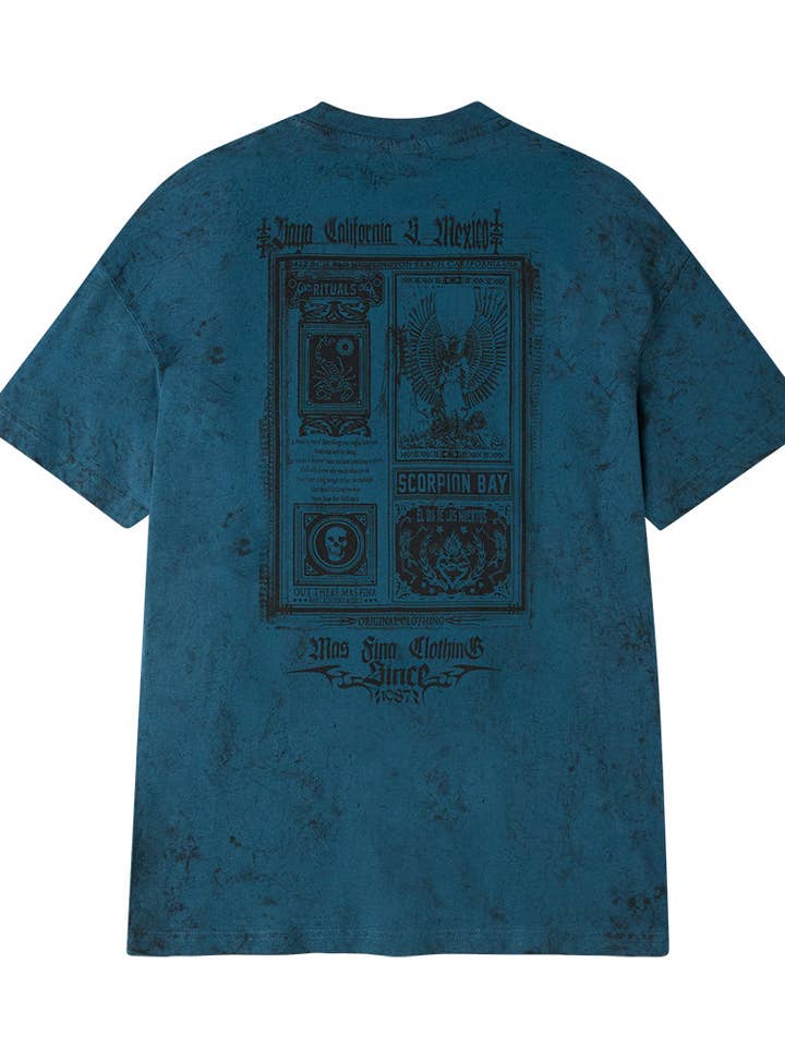 T-shirt imprimée "Dirty Estampilla" homme pour la vente par Scorpion Bay
