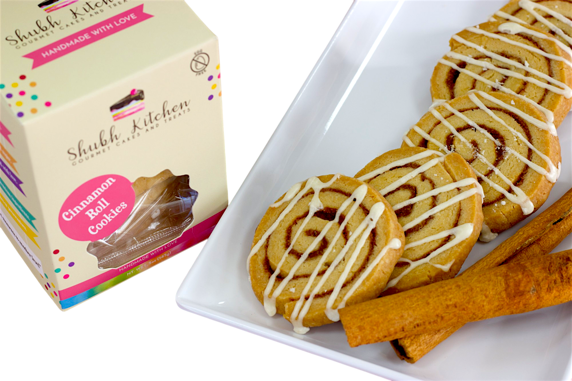 Shubh Kitchen LLC - Wholesale Cookie - Cinnamon Roll Sugar Cookies2
