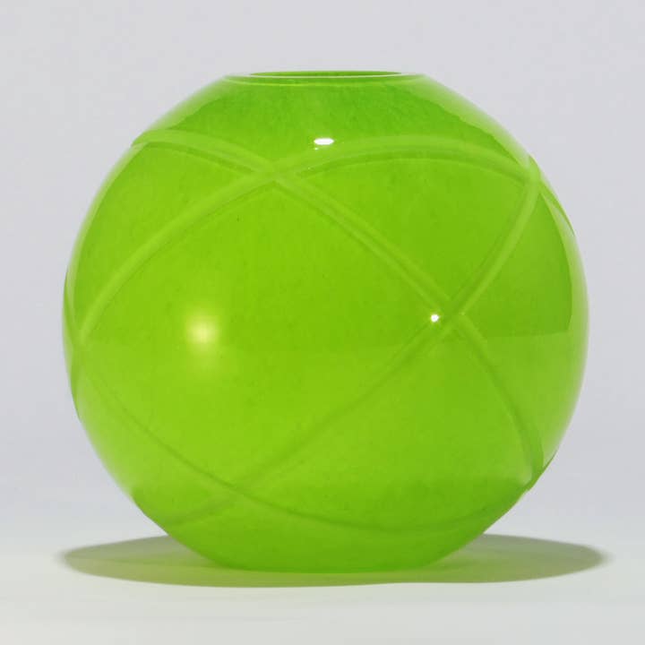 Jarre Boule Armillaire | Vert pour la vente par Glasscor | Hand∙Blown Glass