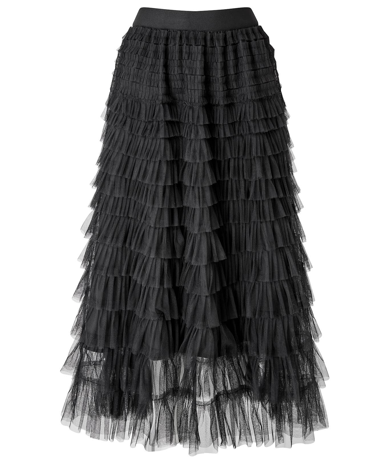 Black Penelope Tulle Tiered Skirt for wholesale on Faire1
