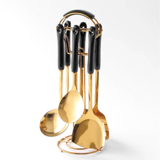 Homerely (We Cover All Import Duties) - Wholesale Kitchen Utensil Set - Nordic style Stainless Steel Cookware1