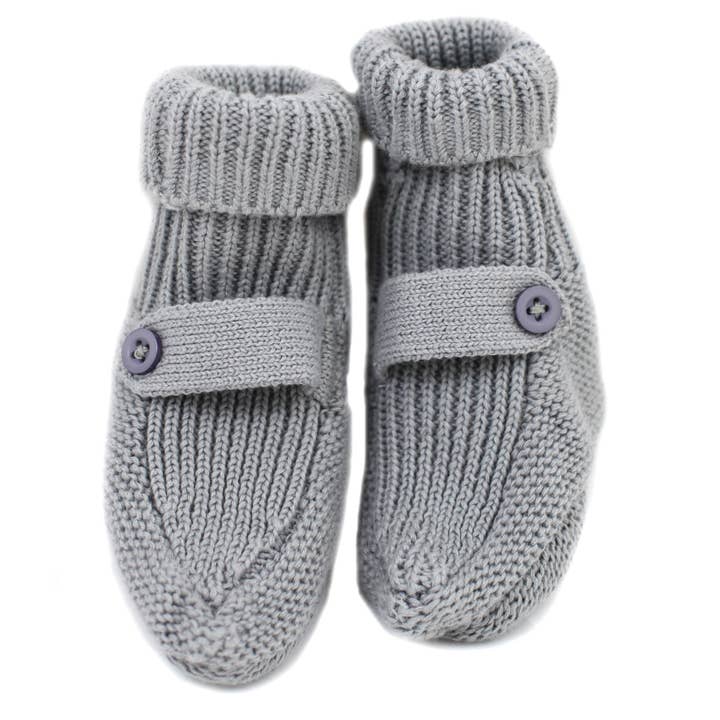 Viverano Organics - Wholesale Booties - Baby - Milan Baby Booties Shoes Sweater Knit (Organic Cotton)2