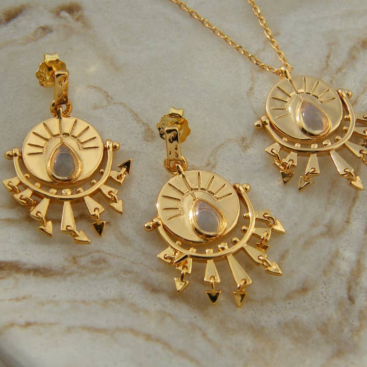 Collana Celestia Opalite per la vendita all'ingrosso da parte di Dara Jewellery