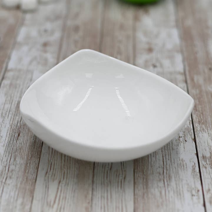 5" Fine Porcelain Dish White for wholesale by WILMAX USA