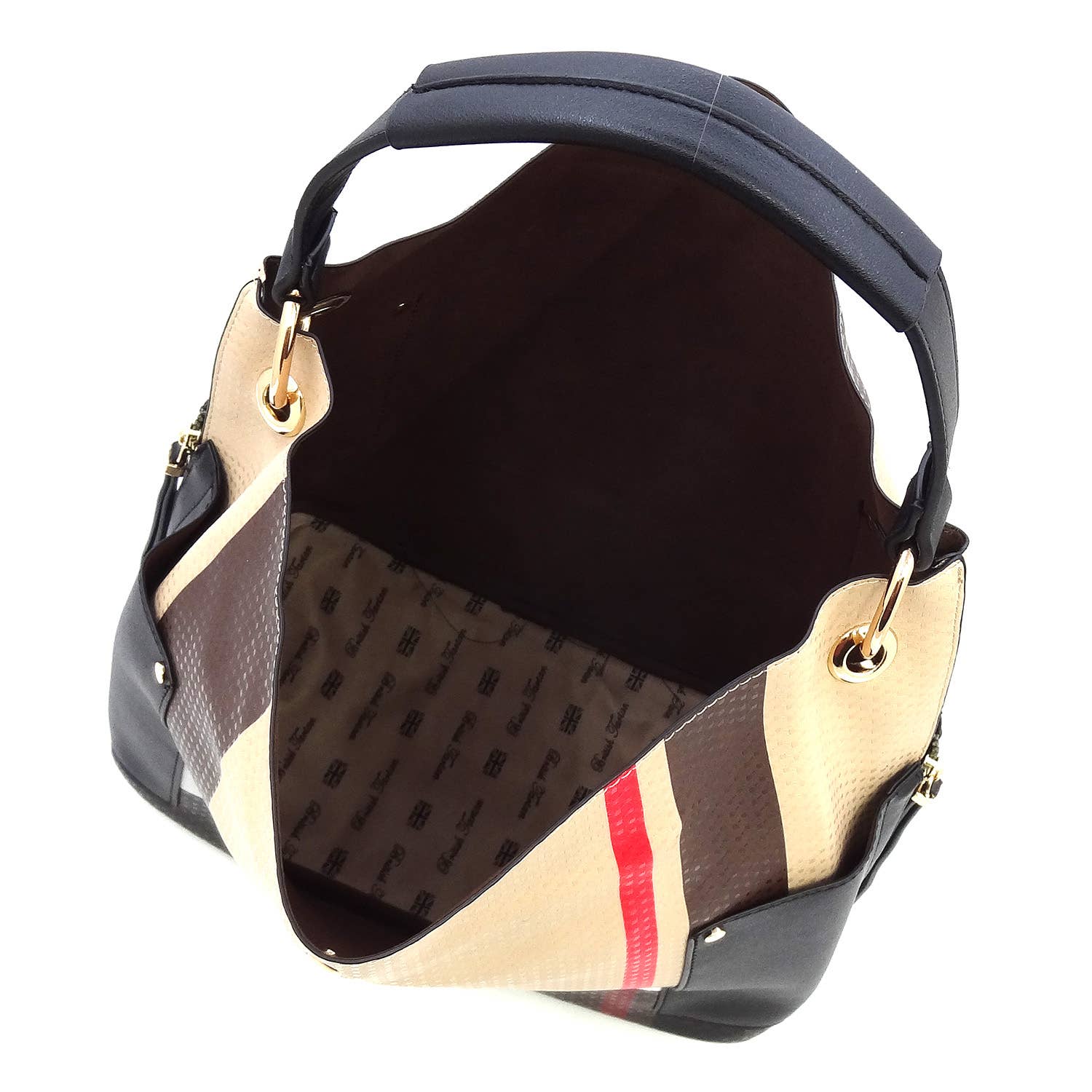 M&M HANDBAGS, LLC. - Wholesale Shoulder Bag - Women's - BT2765 Tartan Plaid Check 3-in-1 Shoulder Bag Hobo7