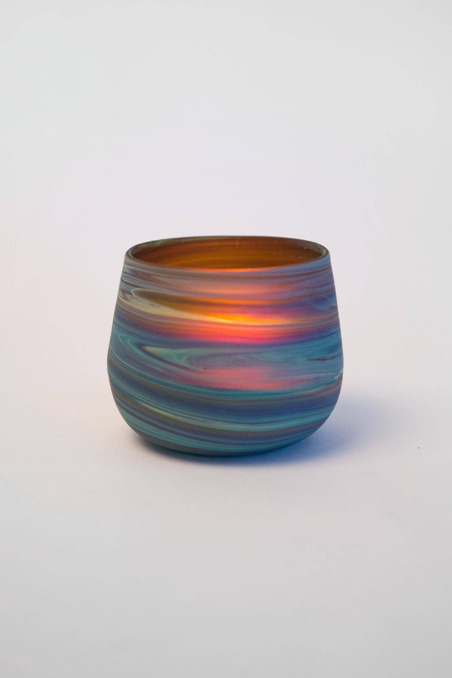 Ten Thousand Villages - Wholesale Candle Holder - Phoenician Glass Candleholder1