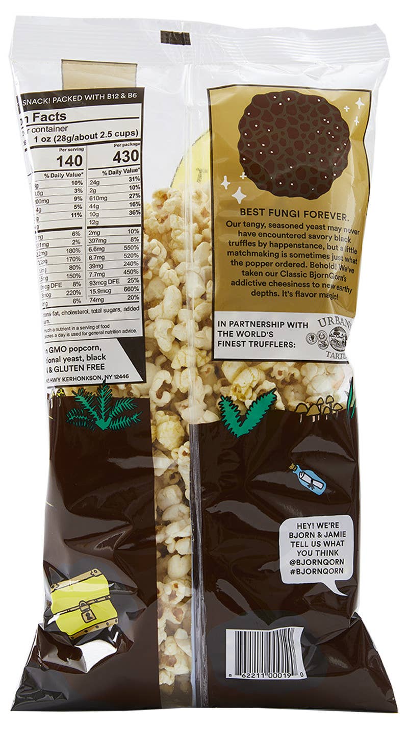 BjornQorn - Wholesale Popcorn - 3oz Earth (Truffle) BjornQorn1