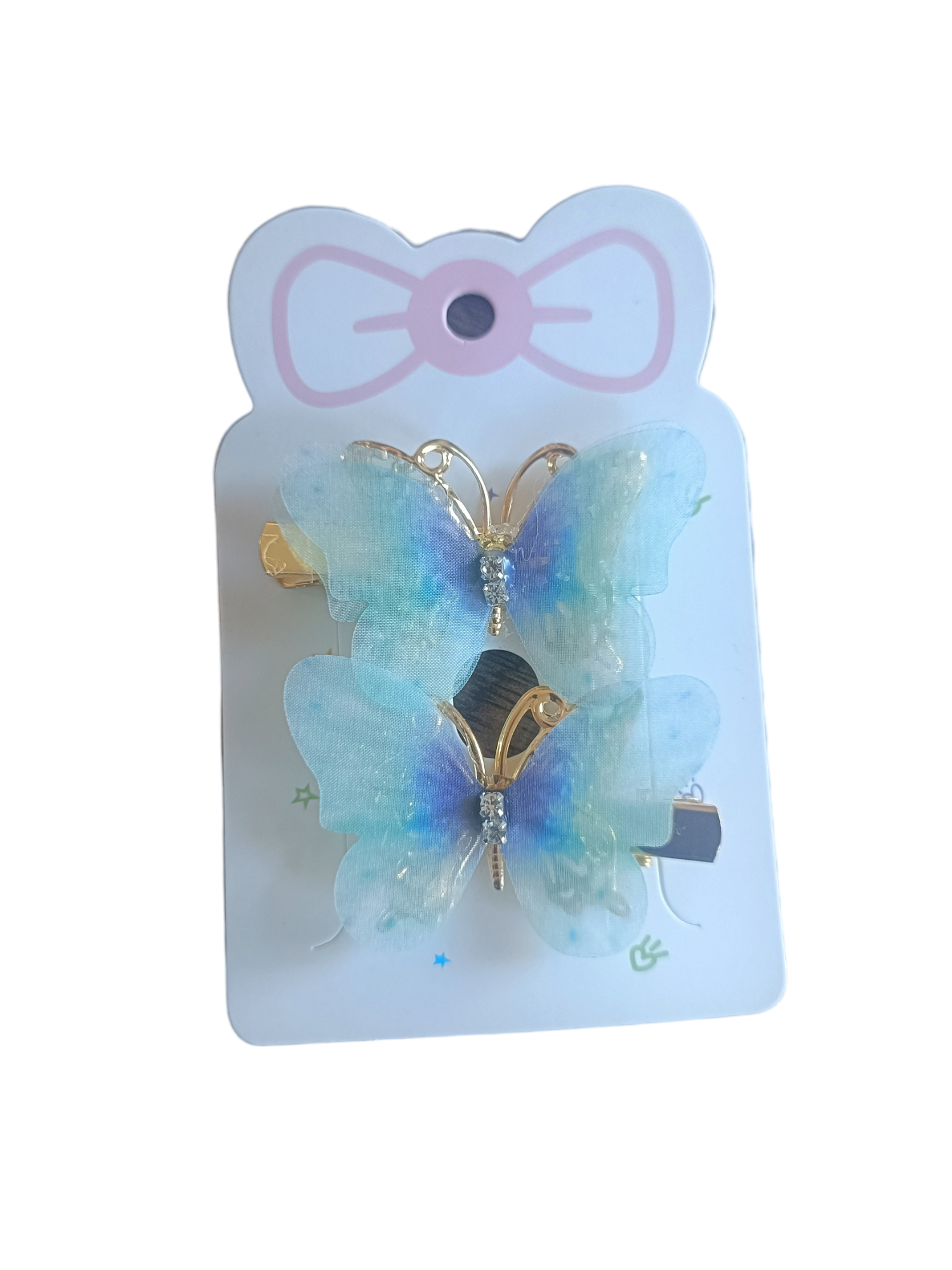 Kids4trendy – wholesale Hårklämma - Barn – Set med fjärilsglitter hårspännen5