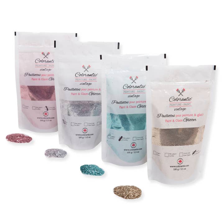 Colorantic - Wholesale Paint/Wax Brush - COLORANTIC | Fine Glitter Paint Additive for Chalk Painting