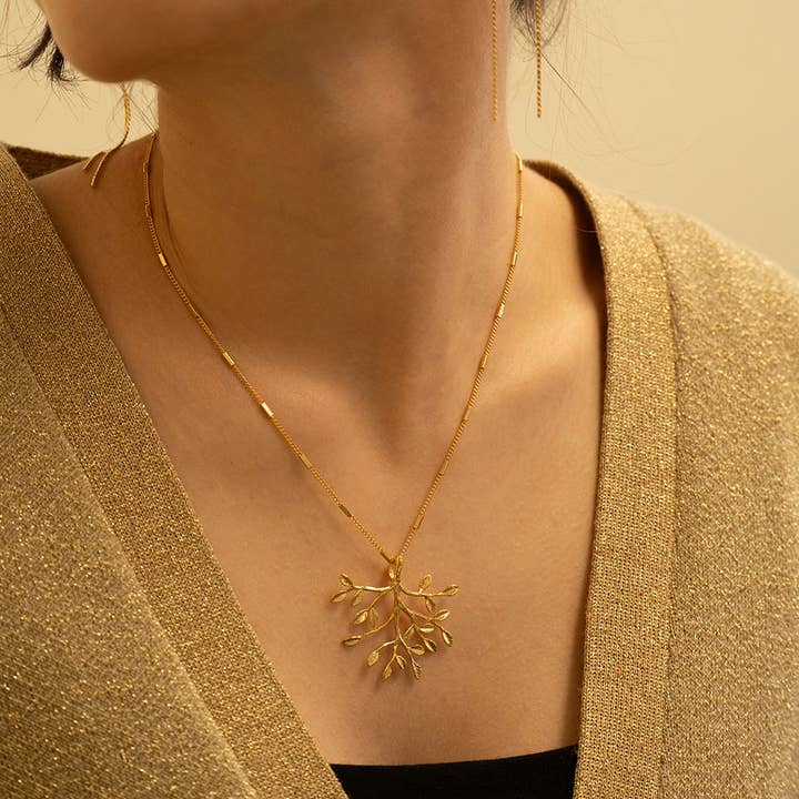 Amano Studio - Wholesale Pendant/Charm Necklace - Sprig Necklace1