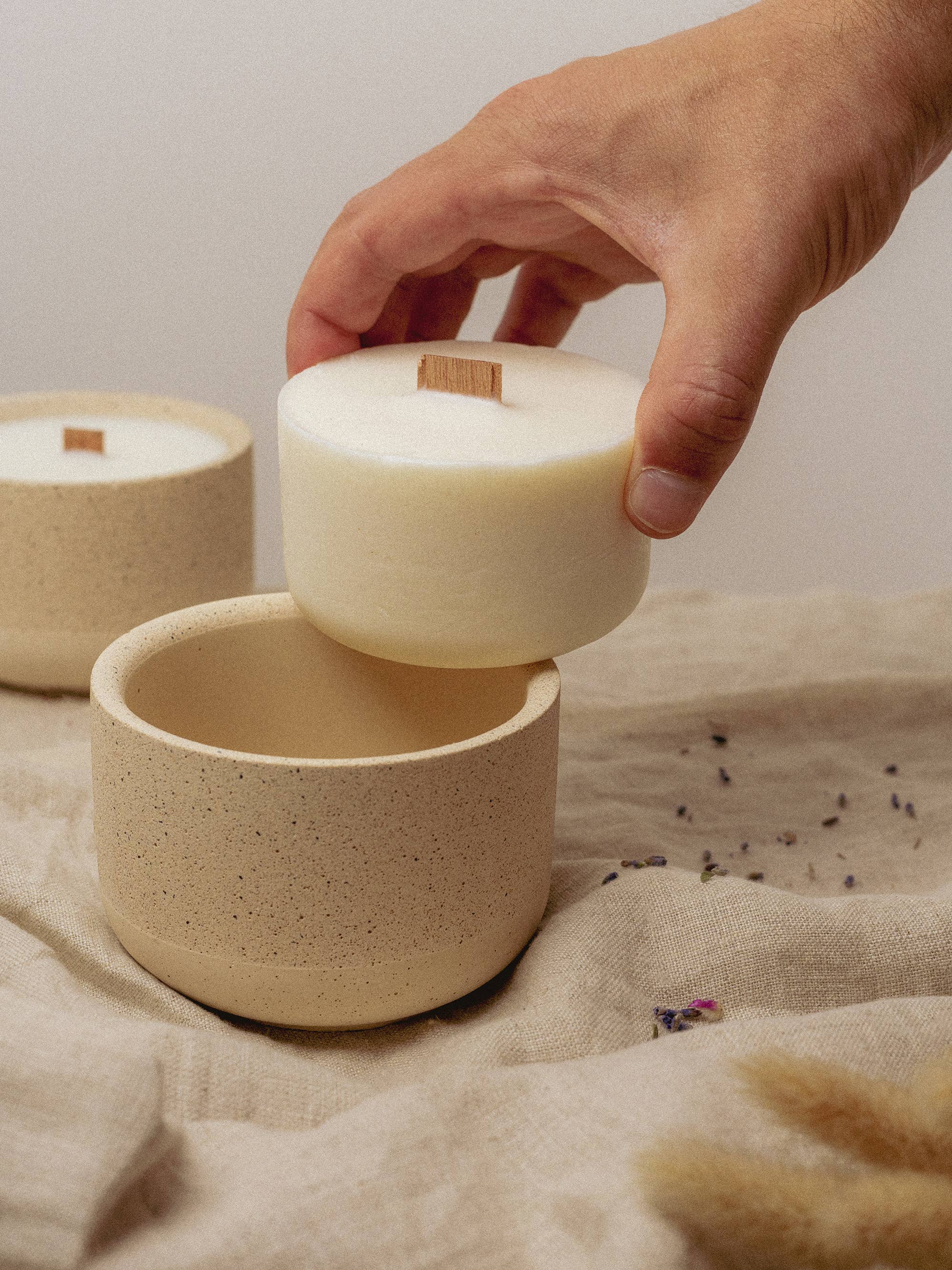 Bobella Co. - Wholesale Jar/Filled Candle - Wild Lavender Candle Refill1