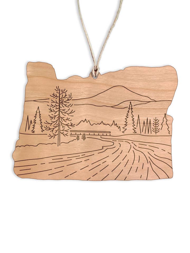 Sunriver Oregon Christmas Ornament for wholesale by Forever Northwest