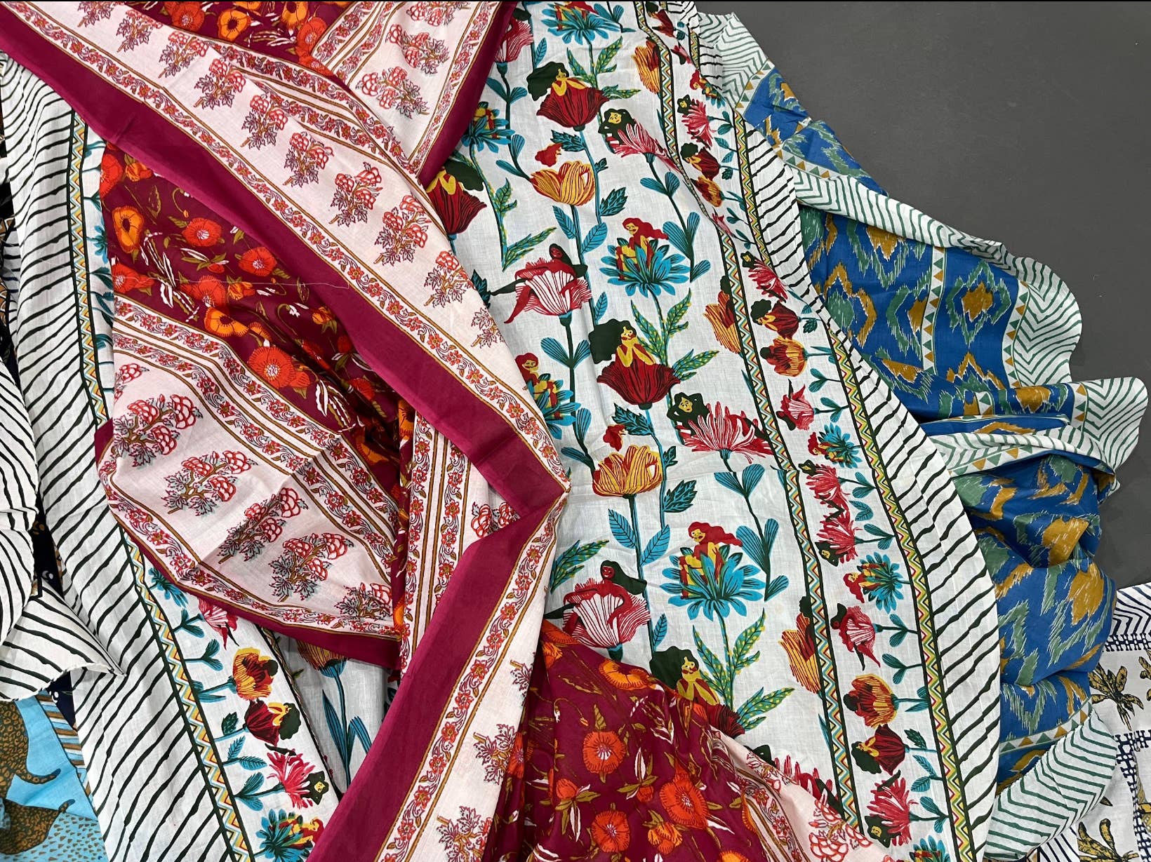 Homesoul – wholesale Wrap – Women's – Summer Cotton Sarong Wraps Scarf- Mix of 20 prints1