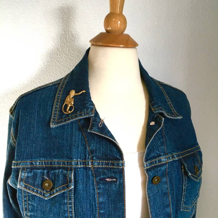 Red Truck Designs - Wholesale Brooch - Monkey Love Monkey Brooch Brass Monkey Funky Monkey Tie Tack4