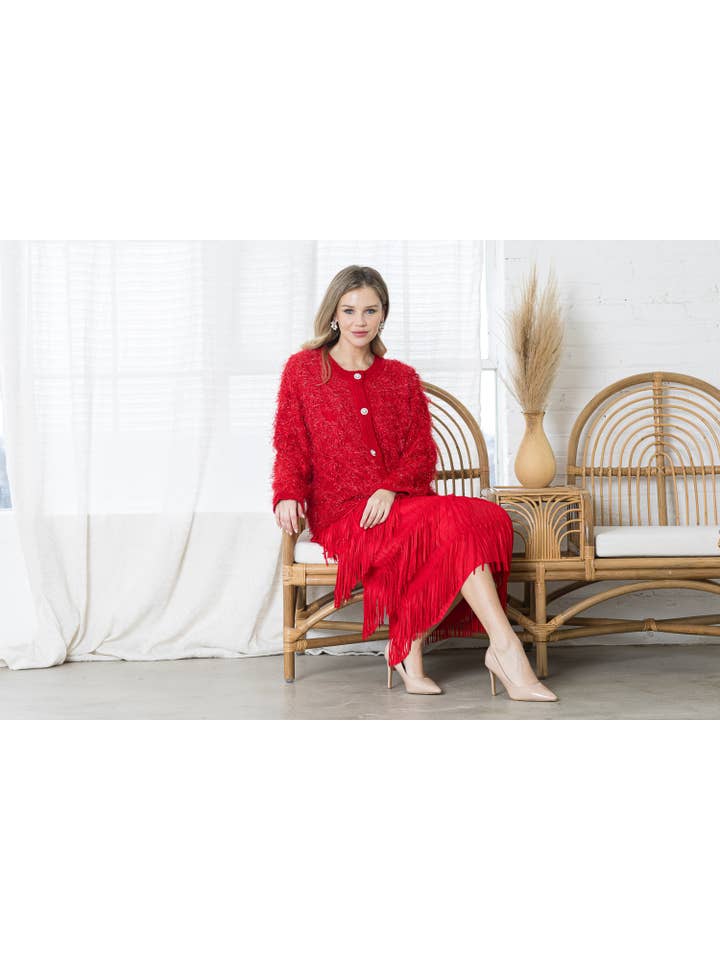 Joh Apparel - Wholesale Skirt - Women's - Jayleen Fringe Skirt16