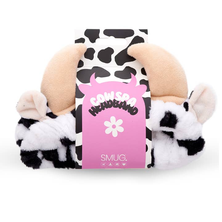 Novelty Spa Headband - Cow for wholesale by Smug