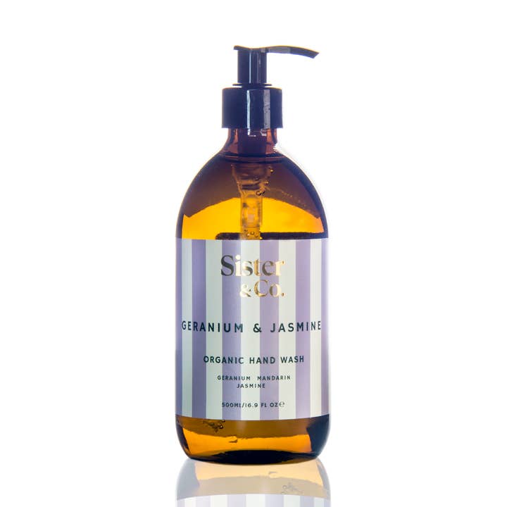 Organic Hand Wash - Geranium & Jasmine for wholesale by Sister & Co.