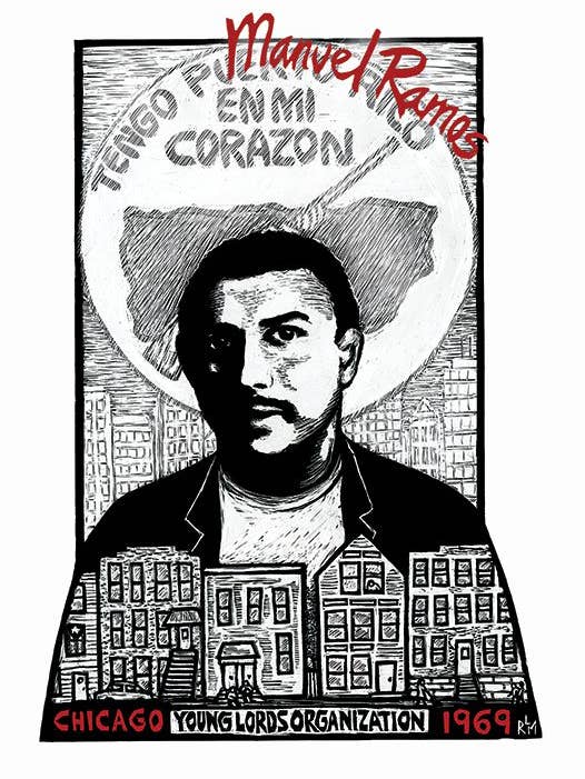 Manuel Ramos (Affisch) för wholesale av Ricardo Levins Morales Art Studio