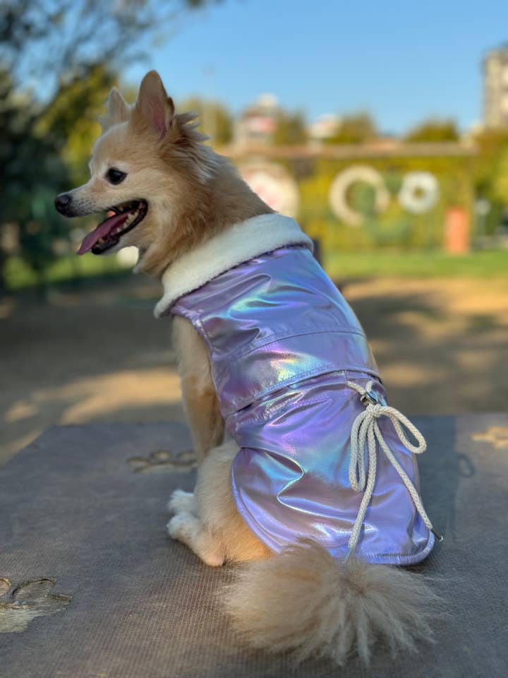SHINY Lilac Vest with Fleece Lining – Available in 2 Colors! for wholesale by only-pets