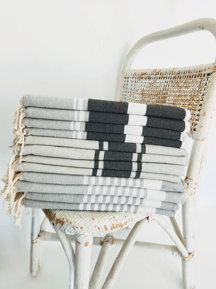 12 Enkele maat Strandlaken/Sarong - Grayland voor wholesale door wonderfouta