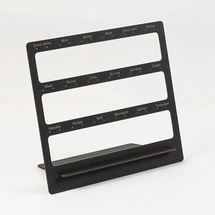 Wooden display for 18 pairs of earrings for wholesale by RADULY