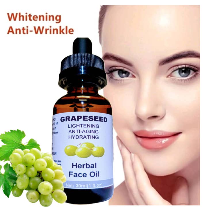 AlkaVita - Wholesale Anti-aging moisturiser - Grapeseed Pure Herbal Face Oil Skin Lightening Anti-aging 1