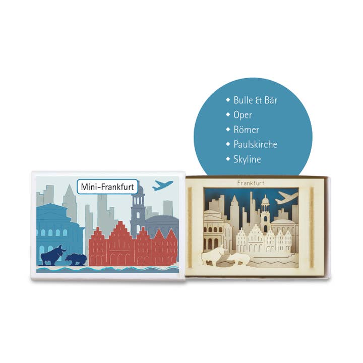 SILHOUBOX - Wholesale Decorative tabletop object - Frankfurt-Silhoubox S — gift item1