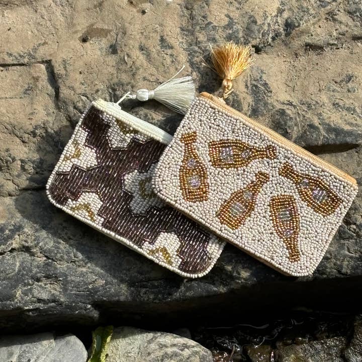 Muno - Wholesale Coin Purse - Women's - Handcrafted Beaded Classy Pouch * Gift * 1