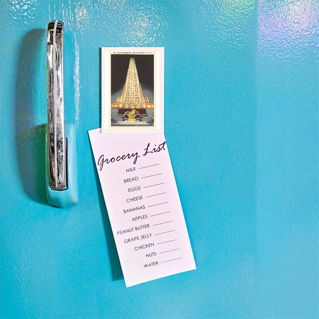 Found Image Press - Venta al por mayor Imanes - Imán NY-254 Edificio RCA, Rockefeller Center, Ciudad de Nueva York1