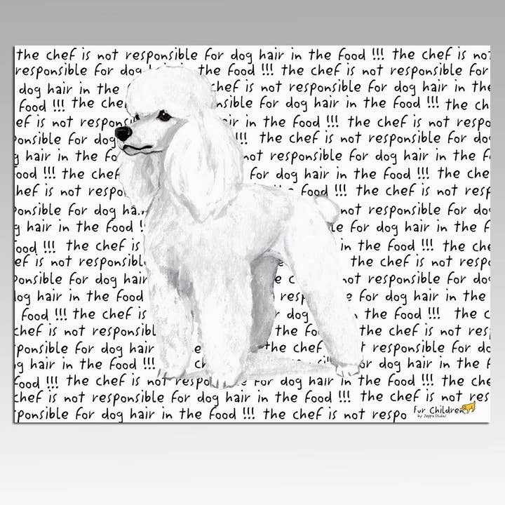 Planche à découper blanc caniche pour la vente par Zeppa Studios