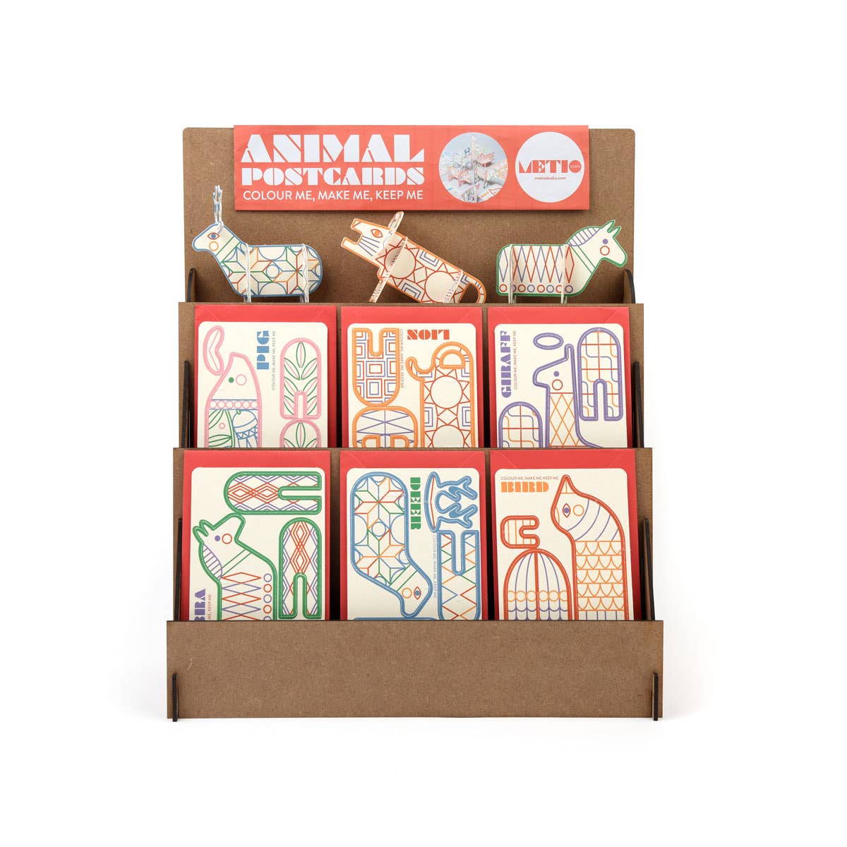 Metio Studio – Postal por atacado – Postais de Animais4