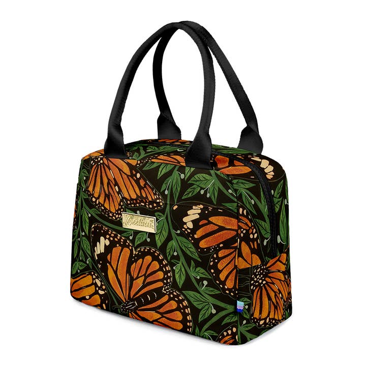 Monarch Garden Lunch Bag for wholesale by OEELINN