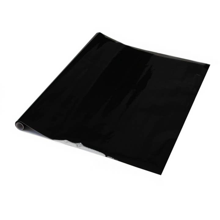 d-c-fix Self-adhesive Vinyl Wrap Glossy Black 90cm x 15m for wholesale by Kitchen Wraps