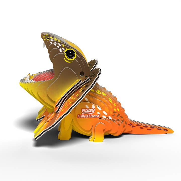 Safari Ltd. - Wholesale Puzzle - Kids - EUGY Frilled Lizard 3D Puzzle