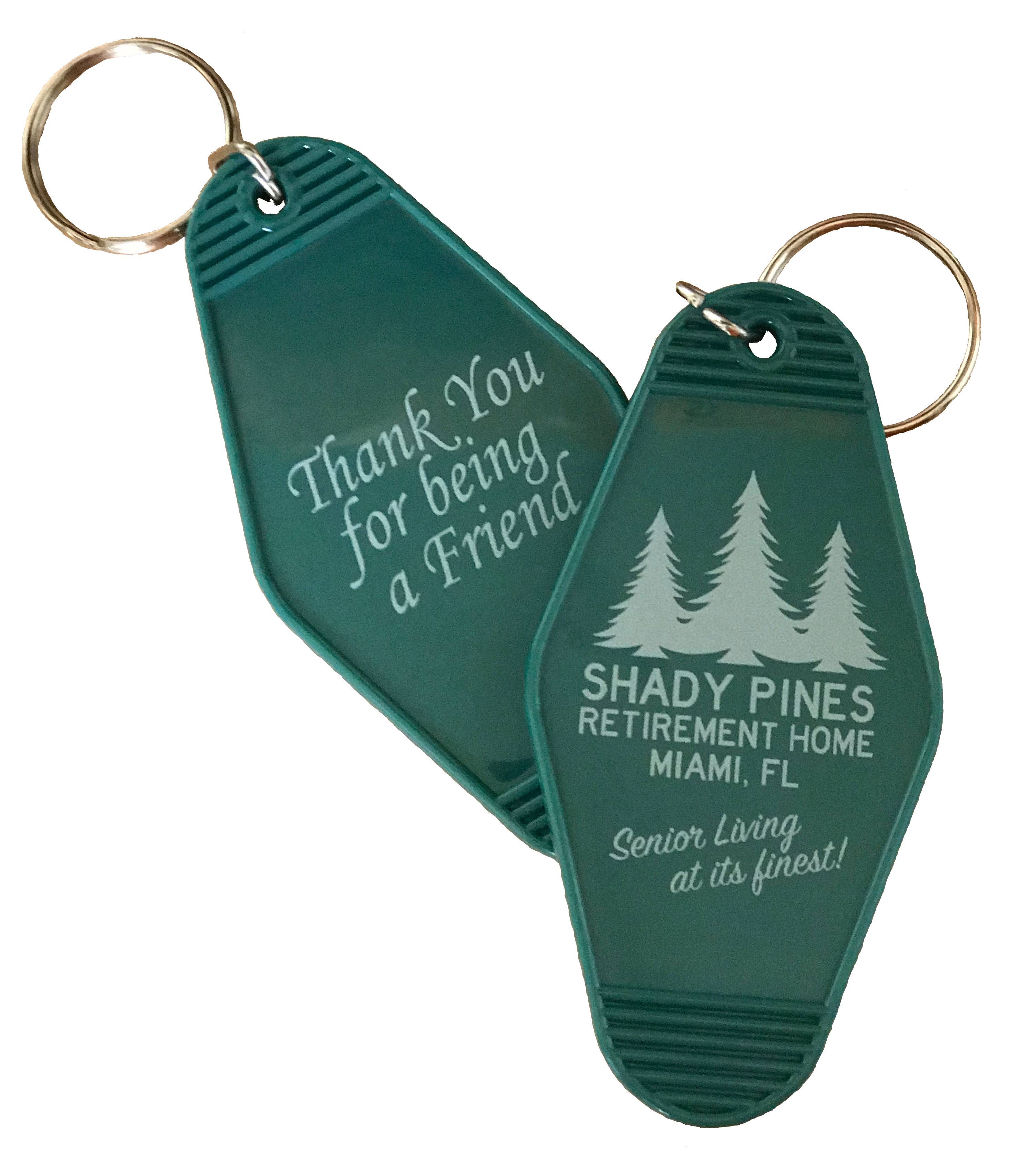 Shady Pines Key Tag for wholesale by twistedEGOS llc
