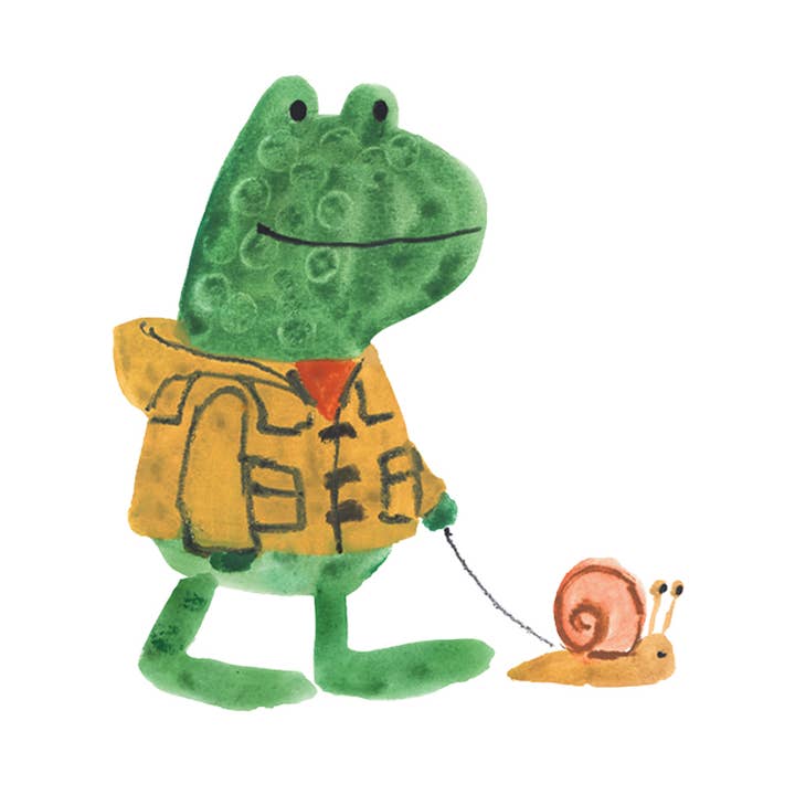 Frog & Snail Tattoo Pair *NEW F25 for wholesale by Tattly