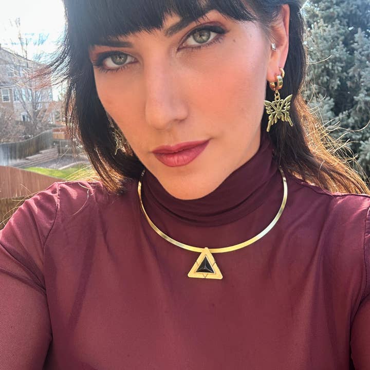 DIPHDA - Wholesale Pendant/Charm Necklace - Zenith Halo Necklace - gold | DIPHDA3