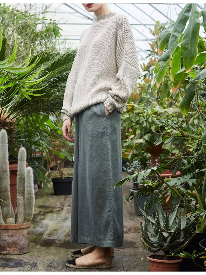 Chicto – Großhandel Strickpullover – Damen – Damen Oversized Pullover Fledermausärmel Stehkragen Jumper Oberteile35