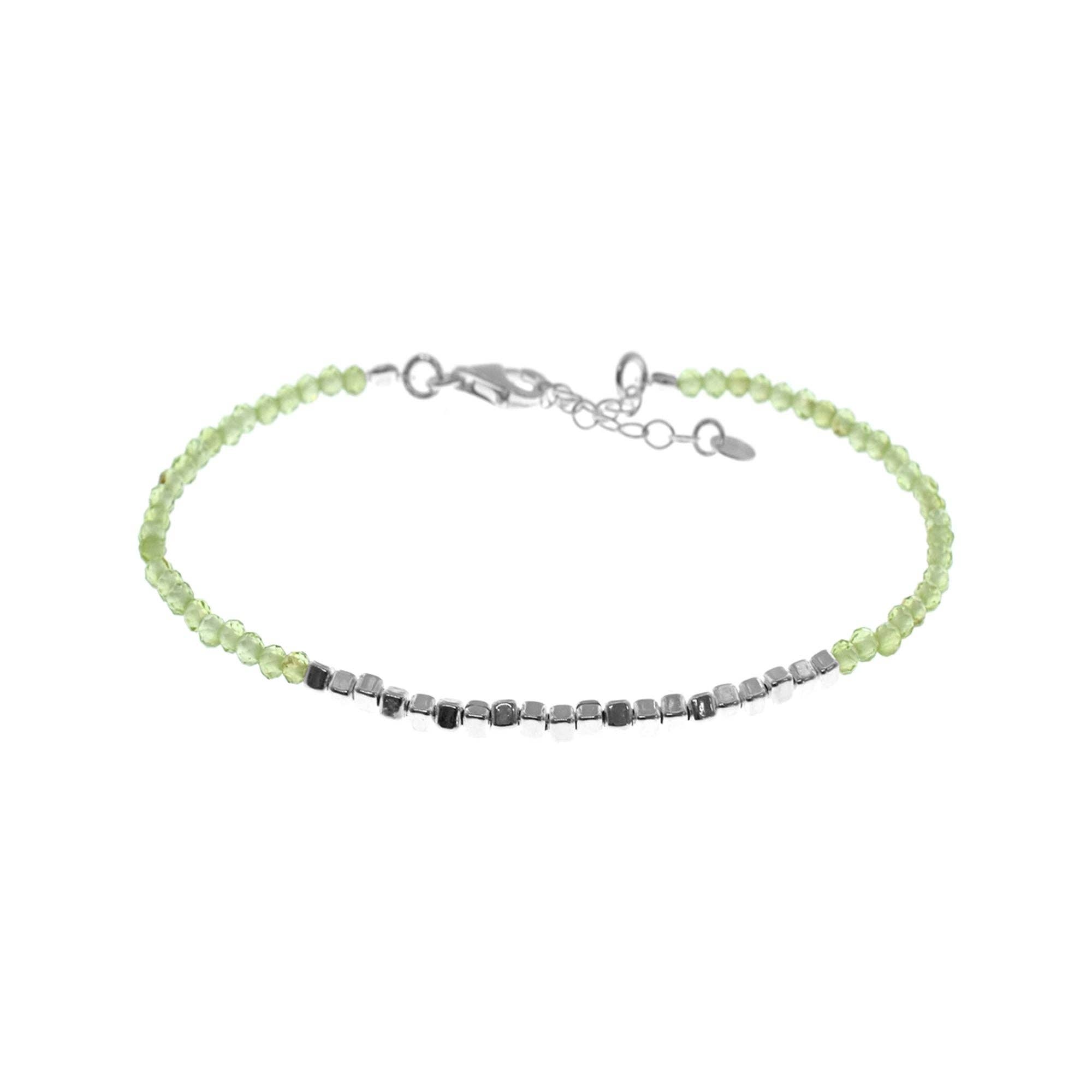 Kali Ma Designs - Sterling Silver Jewellery – wholesale Beaded bracelet – Sophia peridot bracelet0