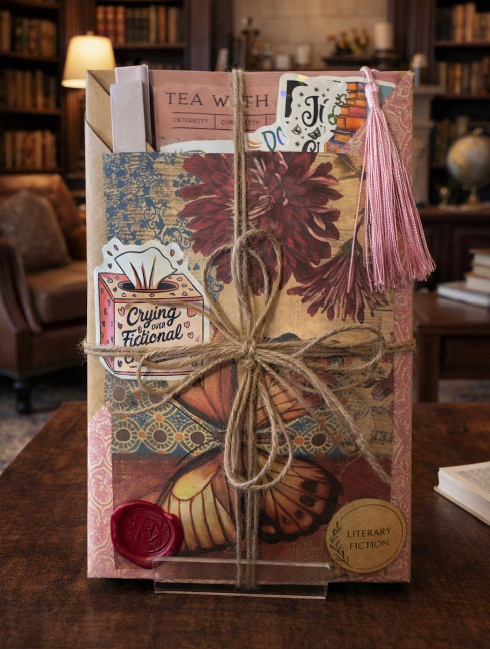 Ember & Elm Home Decor & More - Wholesale Gift Bag Set/Pack - Blind Date with a Book and Tea!3