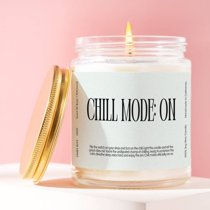 Relaxation Stress Relief Chill Mode: On Candle G027 for wholesale by James Wax
