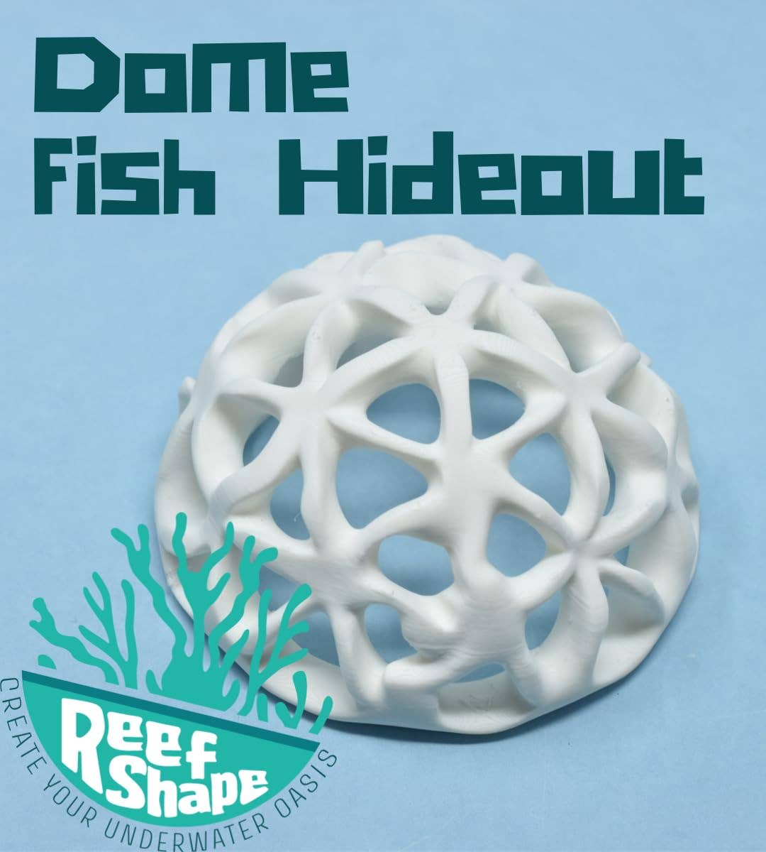 Chatelet – wholesale Decorative tabletop object – Chatelet REEFSHAPE - Dome Fish or Shrimp Aquarium Hideout | Aquarium Reef Decor & Viewing Dome | Made in USA9
