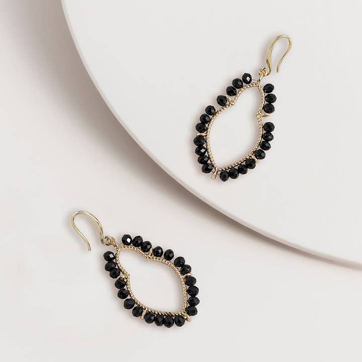Beaded Moroccan Hook Earrings for wholesale by Super Amazing