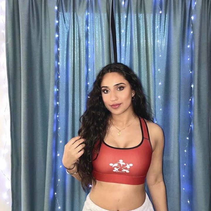 Sujetador deportivo burdeos para venta al por mayor de Entity