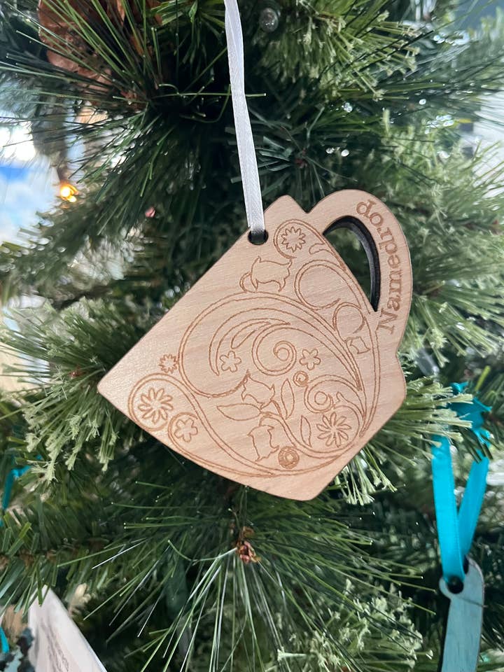 Custom Teacup Ornament for wholesale by Room To Improve