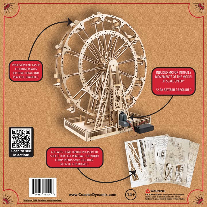 Coaster Dynamix - Venta al por mayor Juegos de construcción - Niños - El recorte de la montaña rusa Ferris Wheel 2